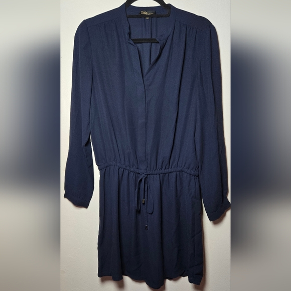 Dalia Womens Dress Long Sleeve Blue Size 6 - Picture 13 of 16